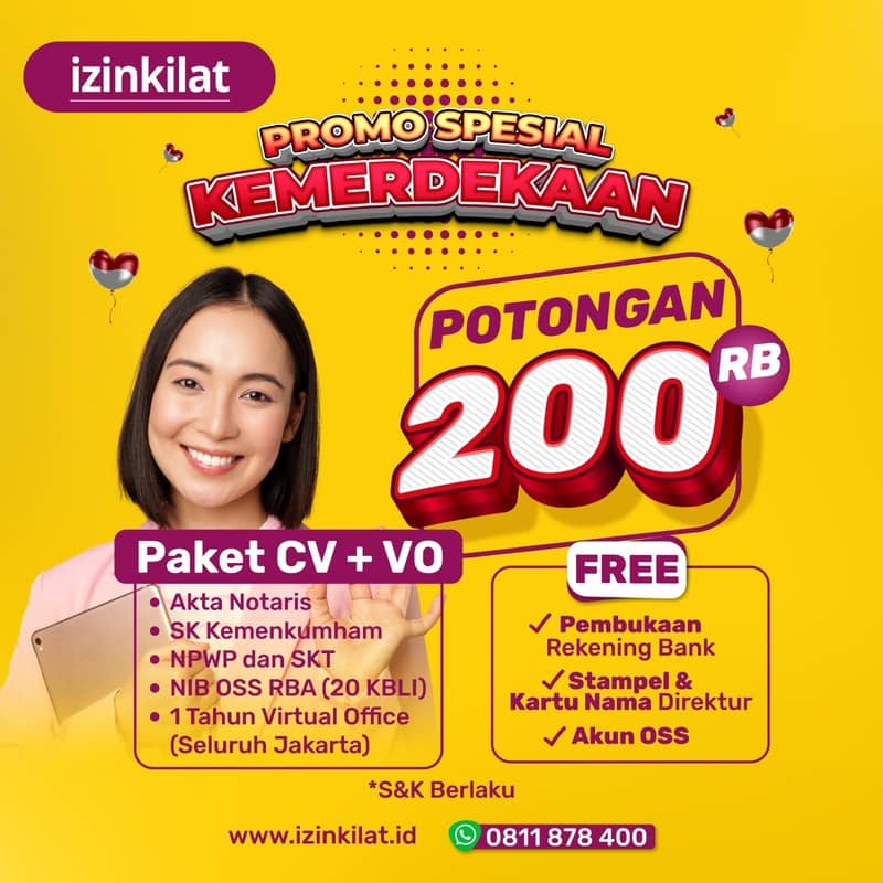 jasa pendirian cv agustus promo