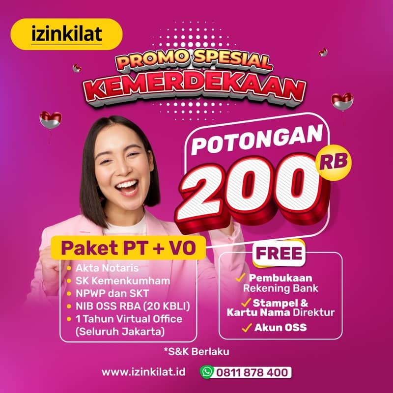 jasa pembuatan pt agustus promo